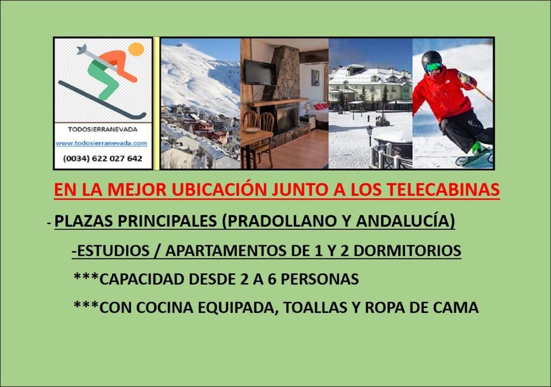 Ski Plaza Sierra Nevada & Zona Baja Екстер'єр фото